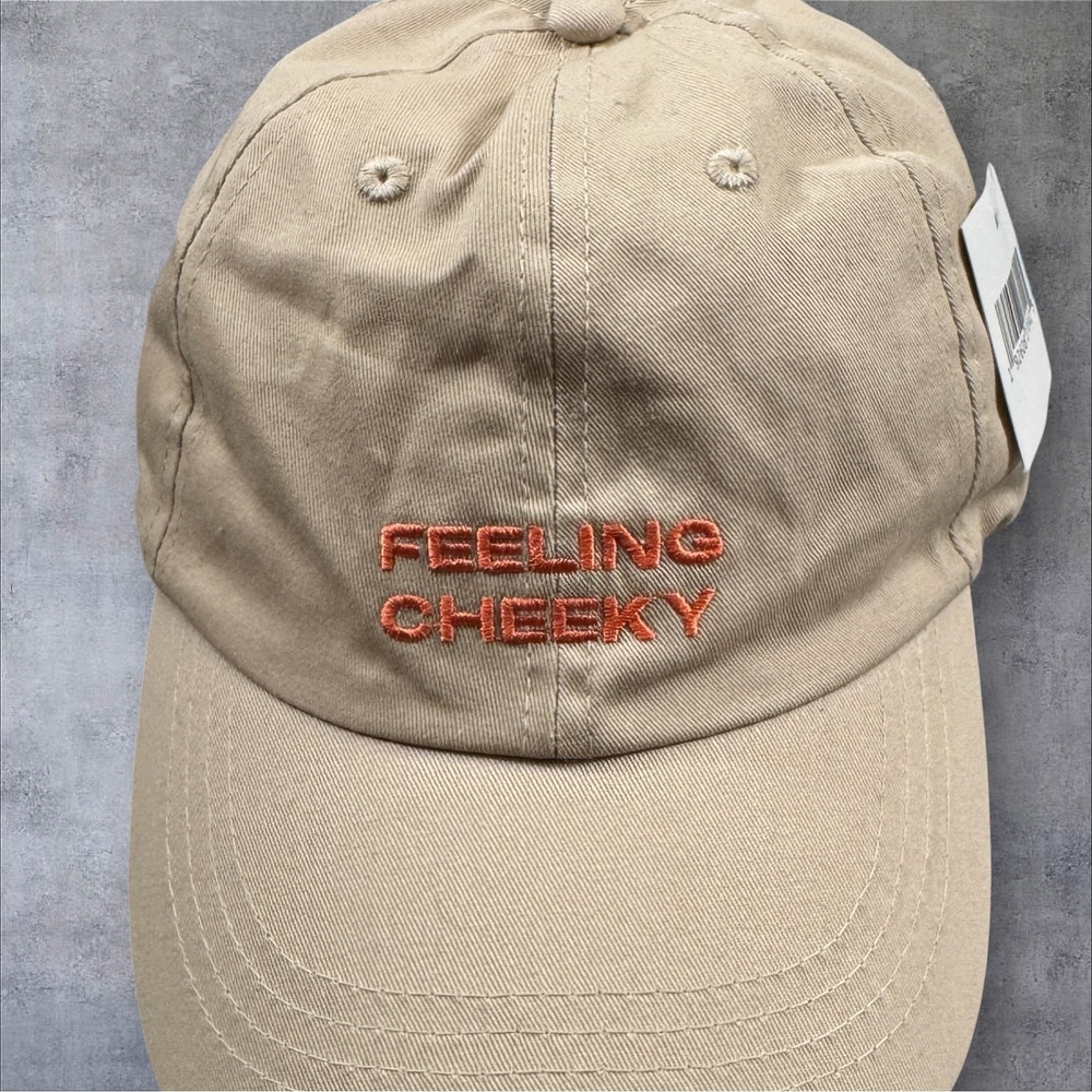 Morphe Cosmetics Baseball Hat Tan Feeling Cheeky Embroidered Dad Cap Limited